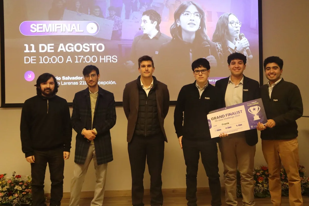 El equipo de Frank en el 7th Gear Challenge de Concepción, durante la ronda final.